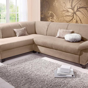 Home affaire Ecksofa Yesterday L-Form, wahlweise mit Bettfunktion, auch in Cord