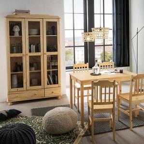 Home affaire Essgruppe Chur, (Set, 5-tlg), gefertigt aus massivem Kiefernholz