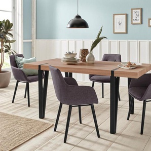 Home affaire Essgruppe Sanchez und Bradford, (Set, 5-tlg), mit Tisch, Breite 180 cm