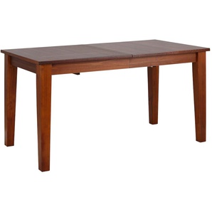 Esstisch HOME AFFAIRE America Tische Gr. B/H/T: 150 cm x 76 cm x 80 cm, Einlegeplatte, rot (kirschfarben) Esstische rechteckig in 2 Größen