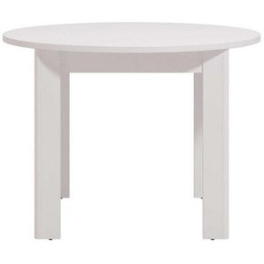 Home affaire Esstisch Ancona runder Tisch, 106 cm, MFD Tischplatte, in verschiedenen modern Farben, Ideal für eine moderne Küche