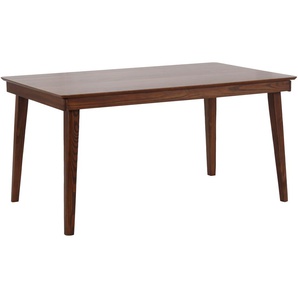 Esstisch HOME AFFAIRE Kuno Tische Gr. B/H/T: 150 cm x 75 cm x 90 cm, braun (walnussfarben) Esstisch Rechteckige Esstische rechteckig erstrahlt in schöner Holzoptik, passend zu den Stühlen der Kuno Serie