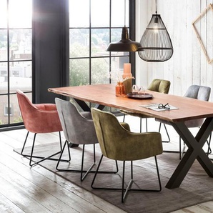 Home affaire Esstisch Manhattan, mit Baumkante