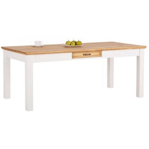 Home affaire Esstisch Selma, mit Schublade, aus massivem Kiefernholz, Breite 180 cm