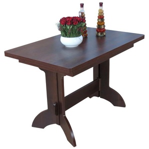 Esstisch HOME AFFAIRE Toledo Tische Gr. B/H/T: 110 cm x 75 cm x 70 cm, mit Auszug, braun (nuss dunkel) Esstische rechteckig ausziehbar auf 170 cm