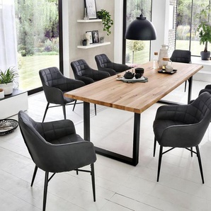 Home affaire Esstisch Tristan, mit Baumkante