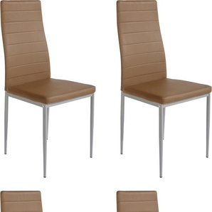 Home affaire Esszimmerstuhl »Pluto«, (Set), 4 St., Kunstleder, Bezug in Kunstleder