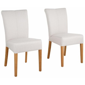 Home affaire Esszimmerstuhl »Queen Polsterstuhl BESTSELLER«, (Set), 6 St., Webstoff, verschiedene Bezüge, Gestell Massivholz