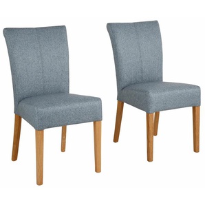 Home affaire Esszimmerstuhl »Queen Polsterstuhl BESTSELLER«, (Set), 6 St., Webstoff, verschiedene Bezüge, Gestell Massivholz