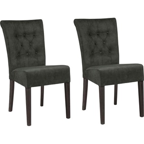 Home affaire Esszimmerstuhl Queen BESTSELLER (Set, 2 St), Polsterstuhl mit Knopfheftung, 2er, 4er oder 6er Set