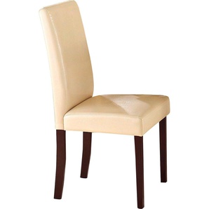 Home affaire Esszimmerstuhl »Roko«, (Set), 2 St., Kunstleder, im 2er, 4er oder 6er-Set, Gestell Massivholz