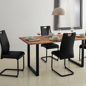 HELA Freischwinger CORA (Set, 4 St), Tragegriff in schwarz