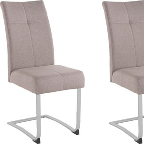 Home affaire Freischwinger Rab (Set, 2 St), Bezug in verschiedenen Qualitäten, maximale Belastbarkeit 120 kg