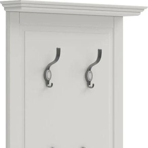 Garderobenpaneel HOME AFFAIRE Evergreen Garderobenpaneele Gr. B/H/T: 70 cm x 108,8 cm x 12,5 cm, weiß (elfenbein weiß) Garderobenpaneele hochwertig UV lackiert