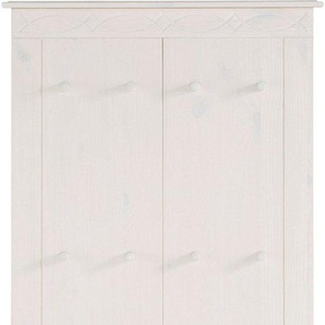 Home affaire Garderobenpaneel Indra, aus massiver Kiefer, FSC®, 8 Haken, dezentes Ornament