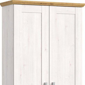 Home affaire Garderobenschrank Cosenza, Höhe 196 cm, 2 Türen, 2 Einlegeböden, 1 Kleiderstange Hochschrank, Stauraumschrank, Schrank, Flurschrank, Dielenschrank