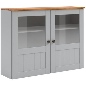 Home affaire Hängeschrank Alby2 Mit Metallgriffen und Glastüren, Breite 100 cm