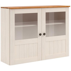 Home affaire Hängeschrank Alby2 Mit Metallgriffen und Glastüren, Breite 100 cm