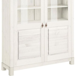 Home affaire Highboard Rauna, Vitrine, Breite 111,6 cm, aus massiver Kiefer