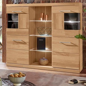 Home affaire Highboard Ribe, Breite 125 cm