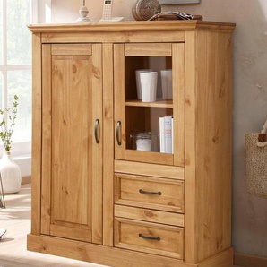 Home affaire Highboard Selma, Vitrine, Breite 100 cm