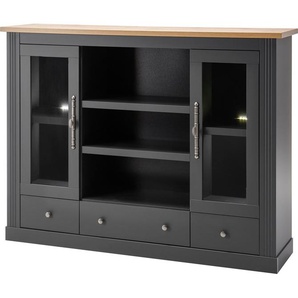 Home affaire Highboard Westminster BESTSELLER! (Höhe ca. 122cm), im angesagten Landhaus-Look