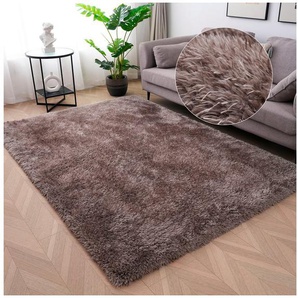 my home Hochflor-Teppich Micro Shaggy, rechteckig, Höhe: 53 mm, weich, flauschig, Uni-Farben, Wohnzimmer, Schlafzimmer, Kinderzimmer