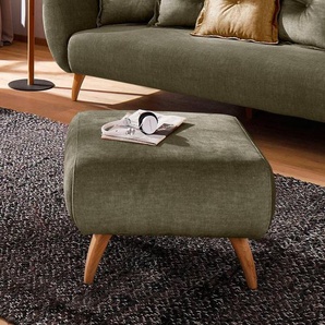 Home affaire Hocker Baggio, mit Holzfüßen