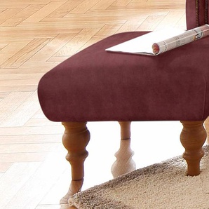Home affaire Hocker »Lord«, mit echter Chesterfield-Knopfheftung