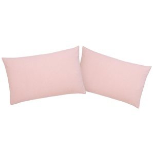 Kissenbezüge HOME AFFAIRE Cremona2 Gr. B/L: 40 cm x 60 cm, 2 St., Jersey, rosa (rosé) Kissenbezüge uni Kissenbezug in diversen Größen, STANDARD 100 by OEKO-TEX zertifiziert