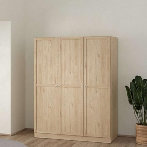 Home affaire Kleiderschrank Billund Aufbewahrung Kasten Schrank Stauraum mit Rahmentüren, Einlegeböden, 1 Kleiderstange, B: 147 oder 195 cm