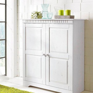 Home affaire Kommode Cubrix, aus schönem massivem Kiefernholz, Höhe 100 cm