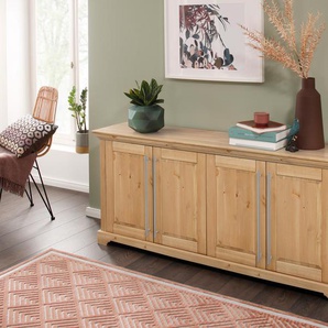 Kommode HOME AFFAIRE Meliss Sideboards Gr. B/H/T: 171 cm x 70 cm x 39 cm, beige (natur) Kommode Aus Massivholz