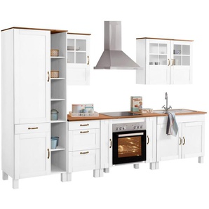 Home affaire Küchenzeile Alby, Breite 325 cm, Arbeitsplatte 35mm stark, ohne E-Geräte