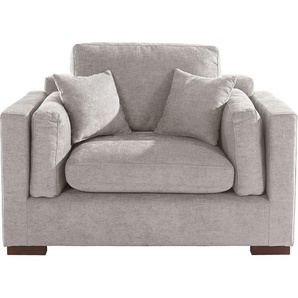 Home affaire Loveseat Fresh Pond Sessel, weicher Sitzkomfort, incl. Zierkissen, B/T/H: 140/96/95 cm