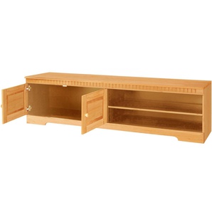 Home affaire Lowboard Cubrix, Kommode aus schönem massivem Kiefernholz, Breite 162 cm