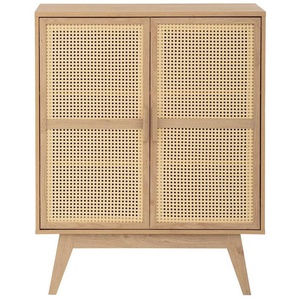 Home affaire Midischrank Bridget 2 Türen, feste und verstellbare Einlegeböden, Breite 87cm, Höhe 110cm