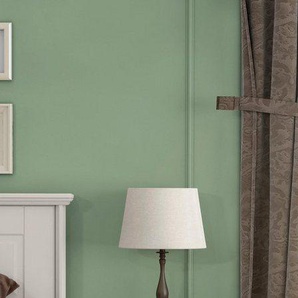 Home affaire Nachtkommode Evergreen, Maße: B/T/H 56/42/45cm, Soft-Close-Funktion (1 offenes Fach und 1 Schublade mit dekoriertem Metallgriff), im klassischen Landhausstil,FSC-zertifiziert,hochwertige UV Lackierung