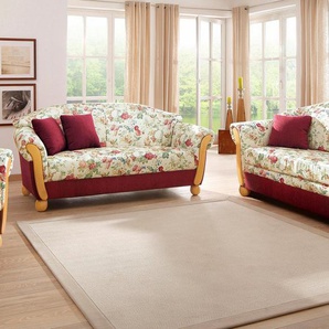 Home affaire Polstergarnitur Milano, (2-tlg), 2-Sitzer und 3-Sitzer