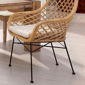 Home affaire Rattanstuhl, 1 St., ohne Sitzkissen