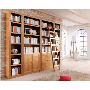 Raumteilerregal HOME AFFAIRE Bergen Regale beige (natur gebeizt, gewachst) Raumteiler-Regale Regale (8-tlg.) Breite 255 cm