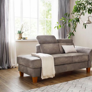 Home affaire Recamiere Conville, incl. Kopfteilverstellung, Federkern, wahlweise mit Bettkasten