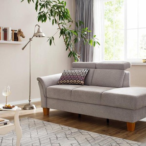 Home affaire Recamiere Conville, incl. Kopfteilverstellung, Federkern, wahlweise mit Bettkasten
