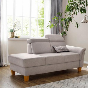 Home affaire Recamiere Conville, incl. Kopfteilverstellung, Federkern, wahlweise mit Bettkasten