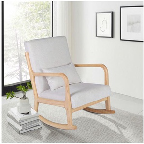 Home affaire Schaukelsessel TRAMOLÉ, Relaxsessel, TV-Sessel, Lese-Sessel in Cord und Webstoff