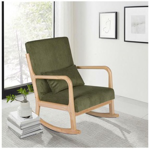 Home affaire Schaukelsessel TRAMOLÉ, Relaxsessel, TV-Sessel, Lese-Sessel in Cord und Webstoff