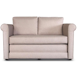 Home affaire Schlafsofa Lanas, kompaktes 2-Sitzer mit Schlaffunktion, Breite 142 cm, Webstoff fein