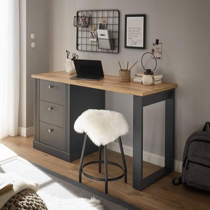 Home affaire Schreibtisch WESTMINSTER, im romantischen Landhausstil, Breite 138 cm, exclusiv by