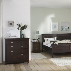 Home affaire Schubkastenkommode Rauna, aus massiver Kiefer mit 5 Schubladen, Breite 96 cm