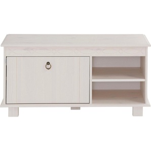 Home affaire Schuhbank Indra, aus massiver Kiefer, FSC®, Breite 90 cm, dezentes Ornament